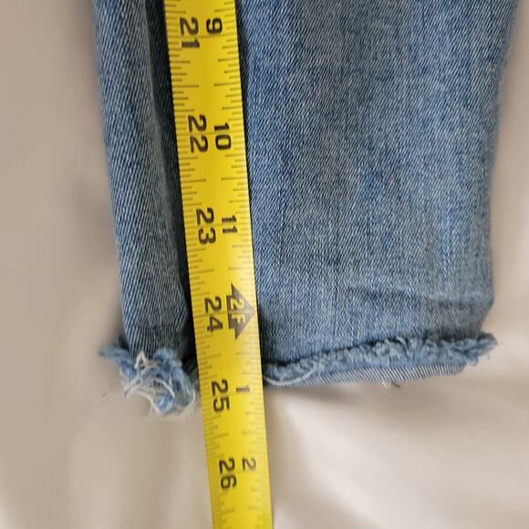Lucky Brand Jeans Size 4/27 High Rise Crop Brigitte style Good condition - Picture 9 of 12